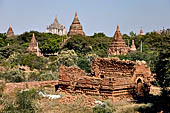 Old Bagan Myanmar. View from the terraces of the Mingala Zedi. 